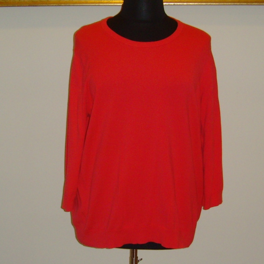 Lord & Taylor Women Scoop Neck Pullover - 3X